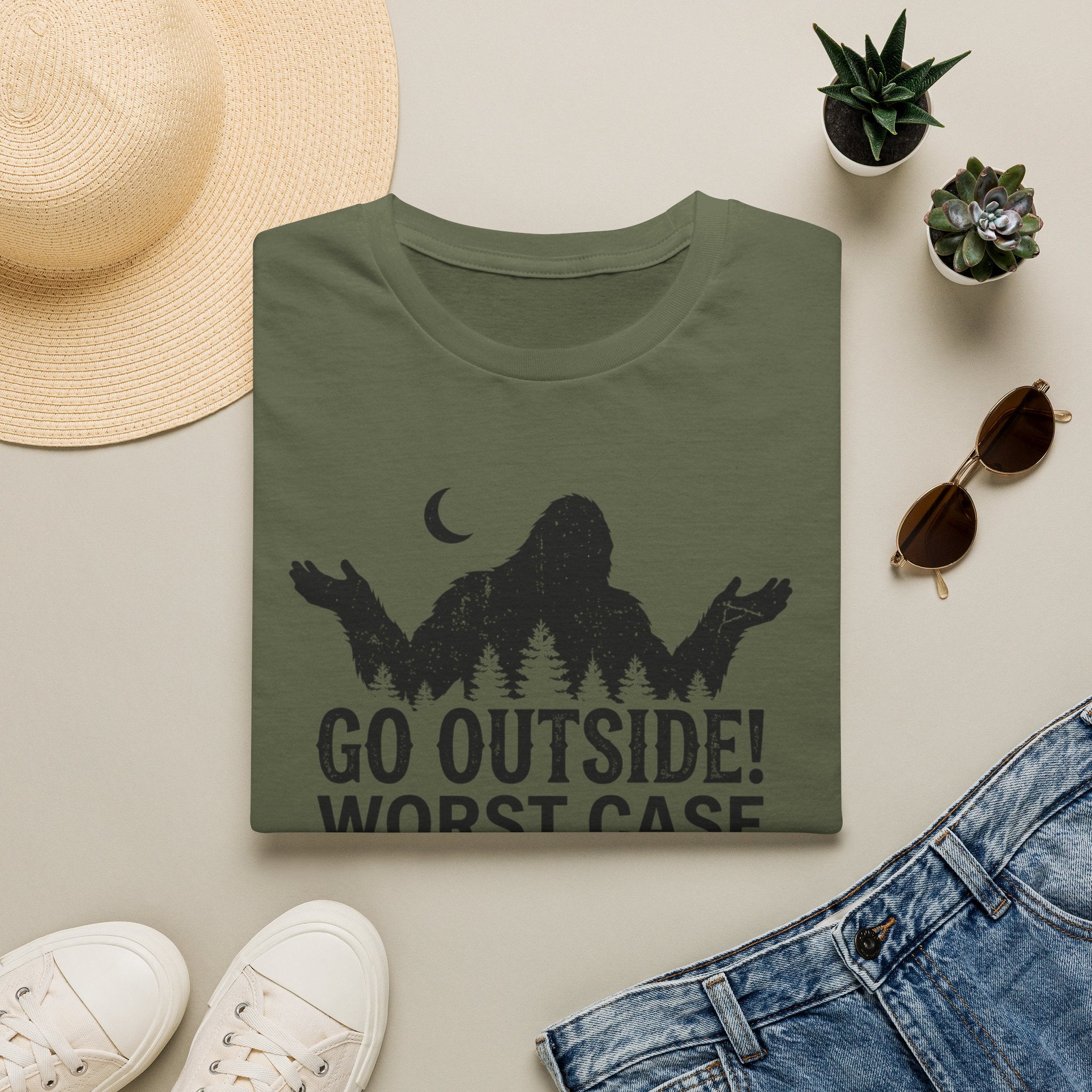 Go Outside! Worst Case Scenario T-Shirt