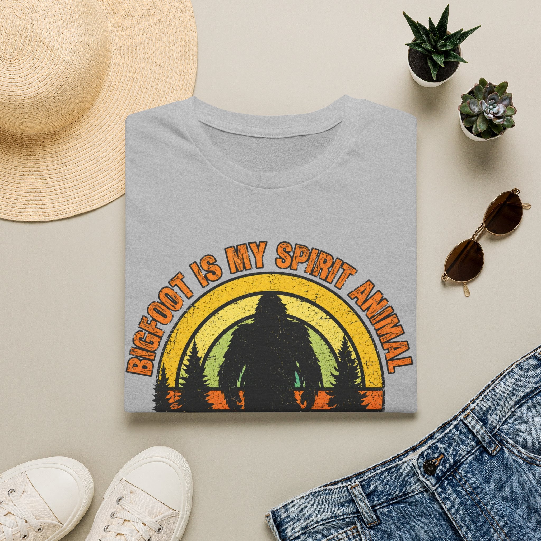 Bigfoot Is My Spirit Animal T-Shirt