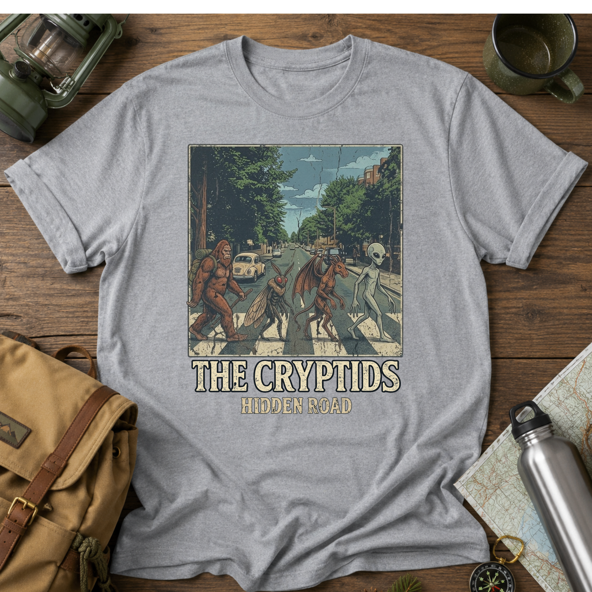Cryptids Hidden Road T-Shirt — Vintage
