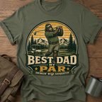 Golf Sasquatch T‑Shirt — Best Dad by Par