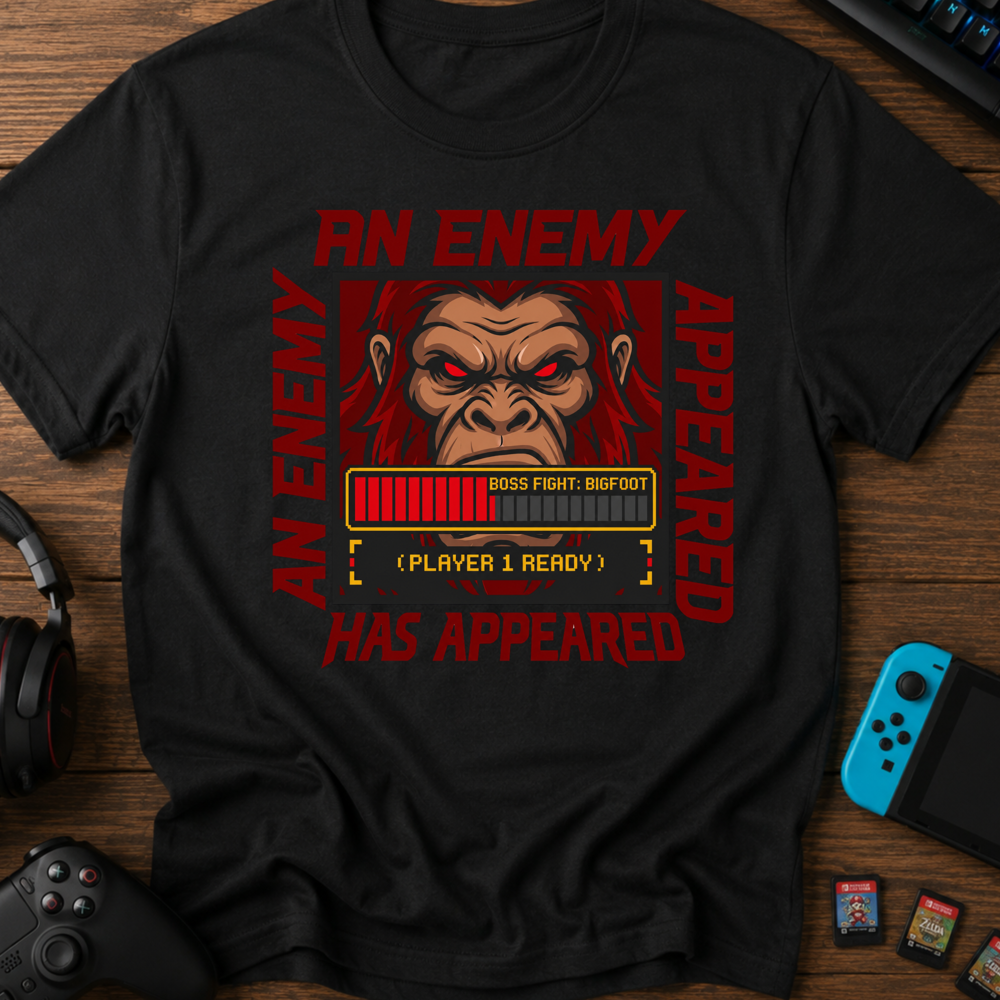 An Enemy Has Appeared Gaming T-Shirt