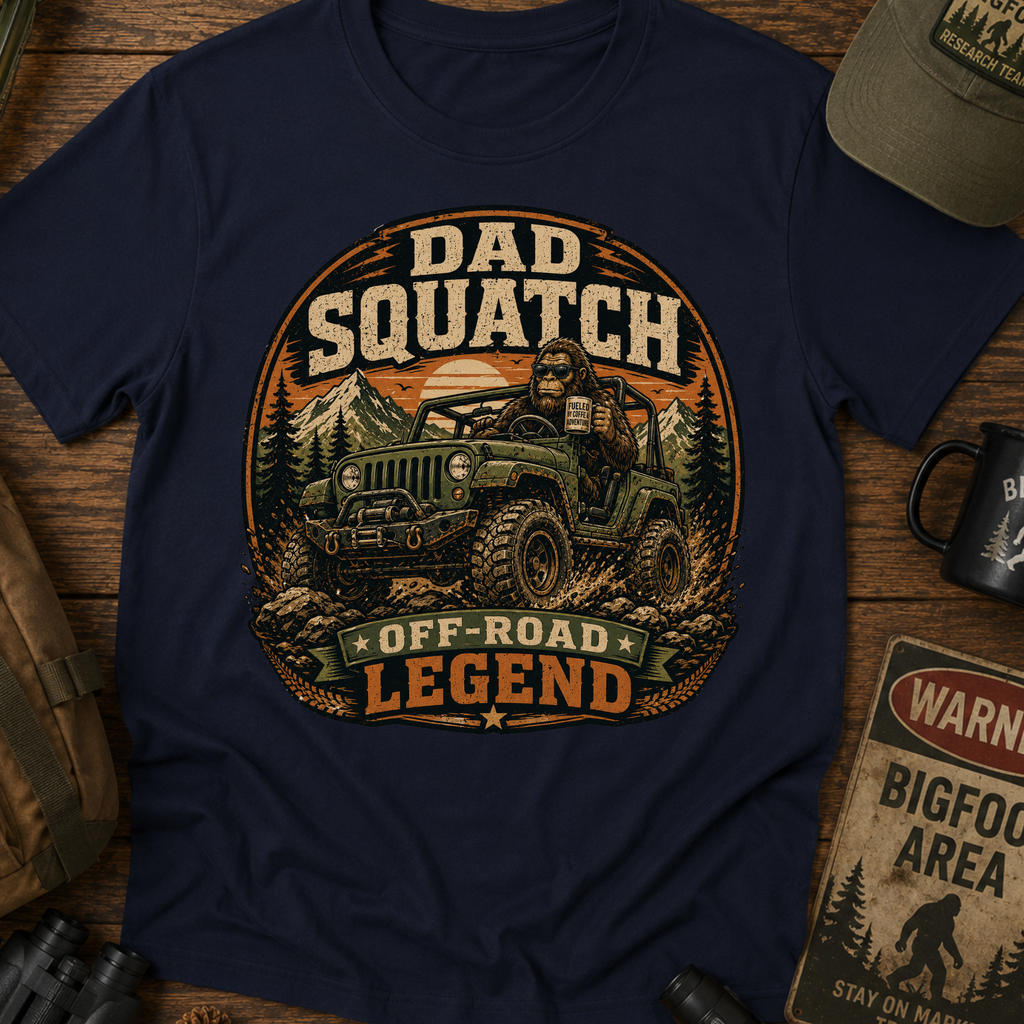 Dad Squatch Off-Road T-Shirt