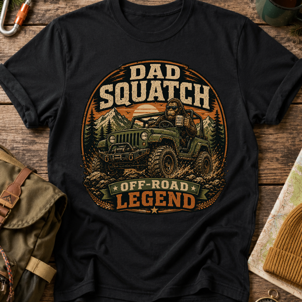 Dad Squatch Off-Road T-Shirt
