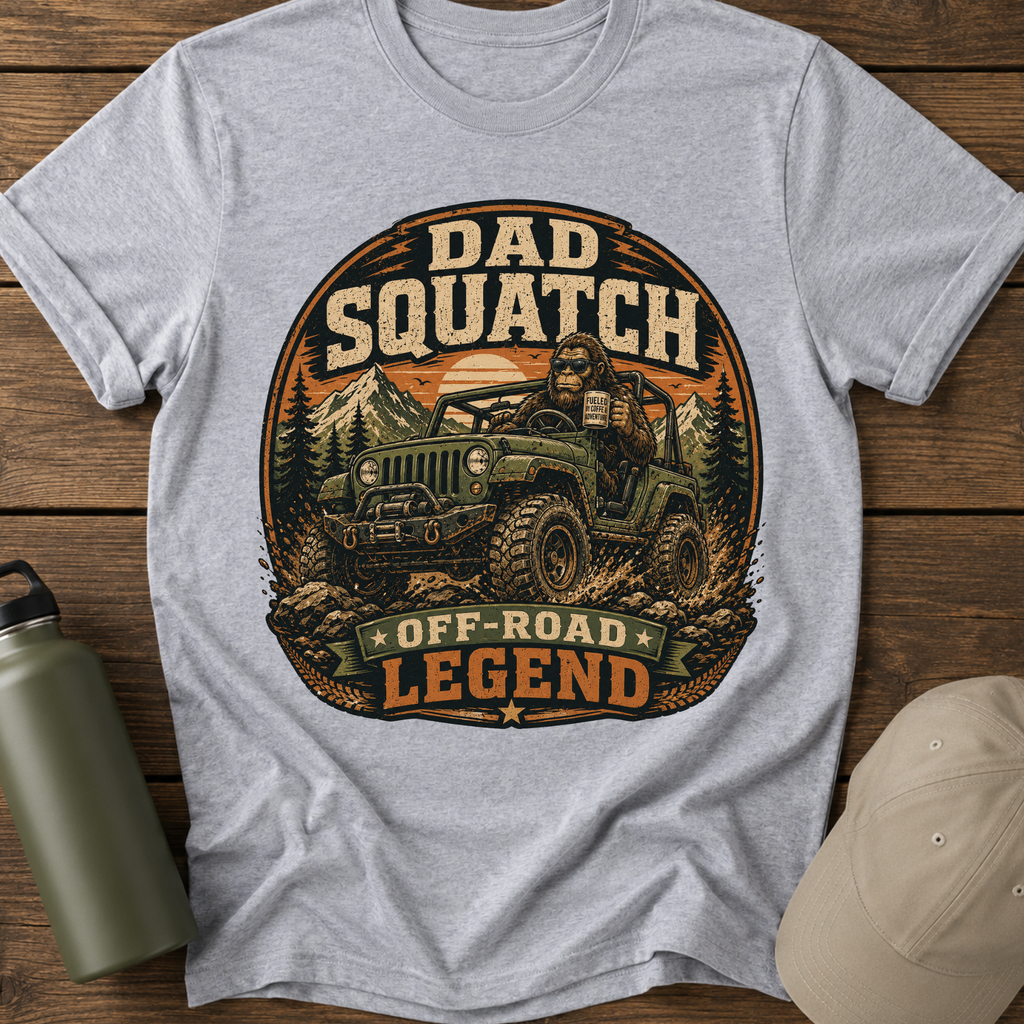 Dad Squatch Off-Road T-Shirt