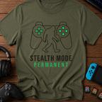 Bigfoot Gamer T-Shirt — "Stealth Mode Permanent"