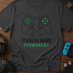 Bigfoot Gamer T-Shirt — "Stealth Mode Permanent"