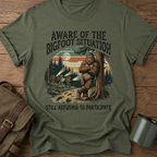 Aware of the Bigfoot Situation Funny T-Shirt