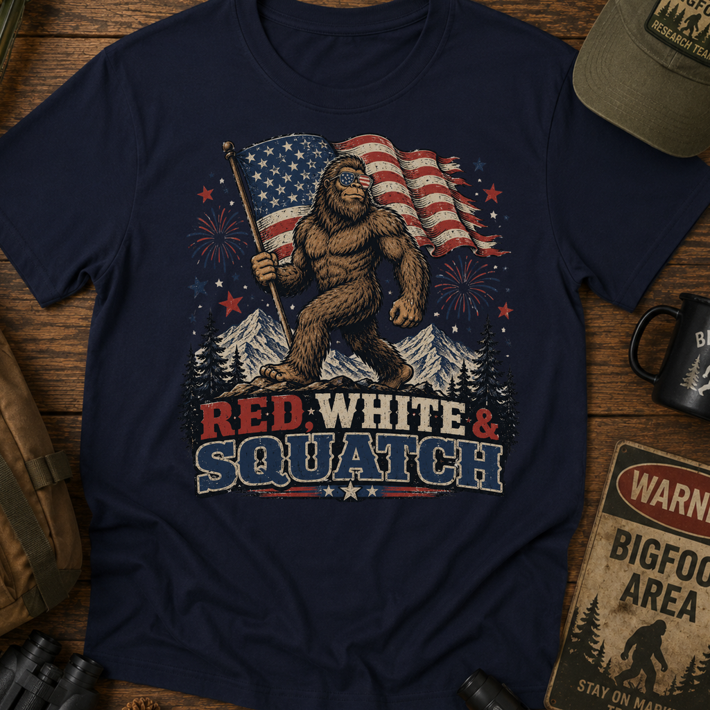 Patriotic Sasquatch T-Shirt