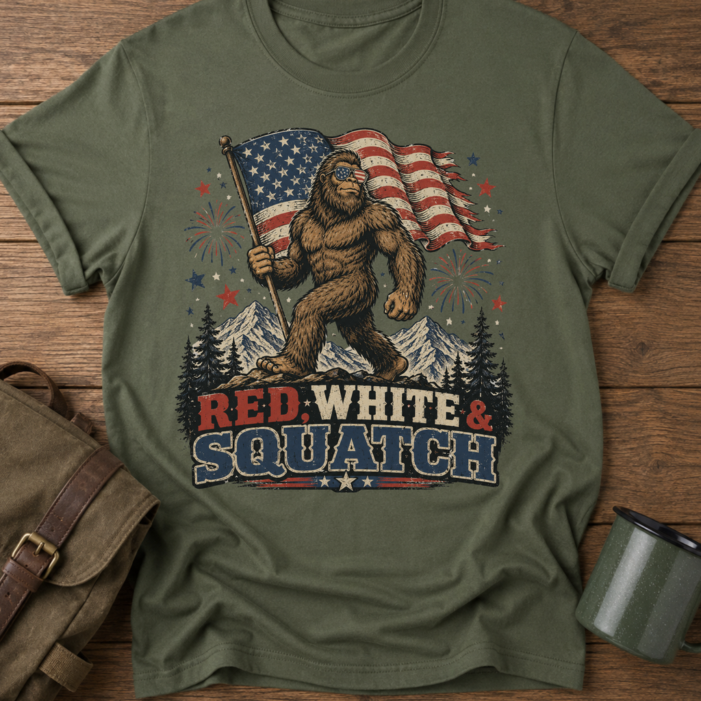 Patriotic Sasquatch T-Shirt