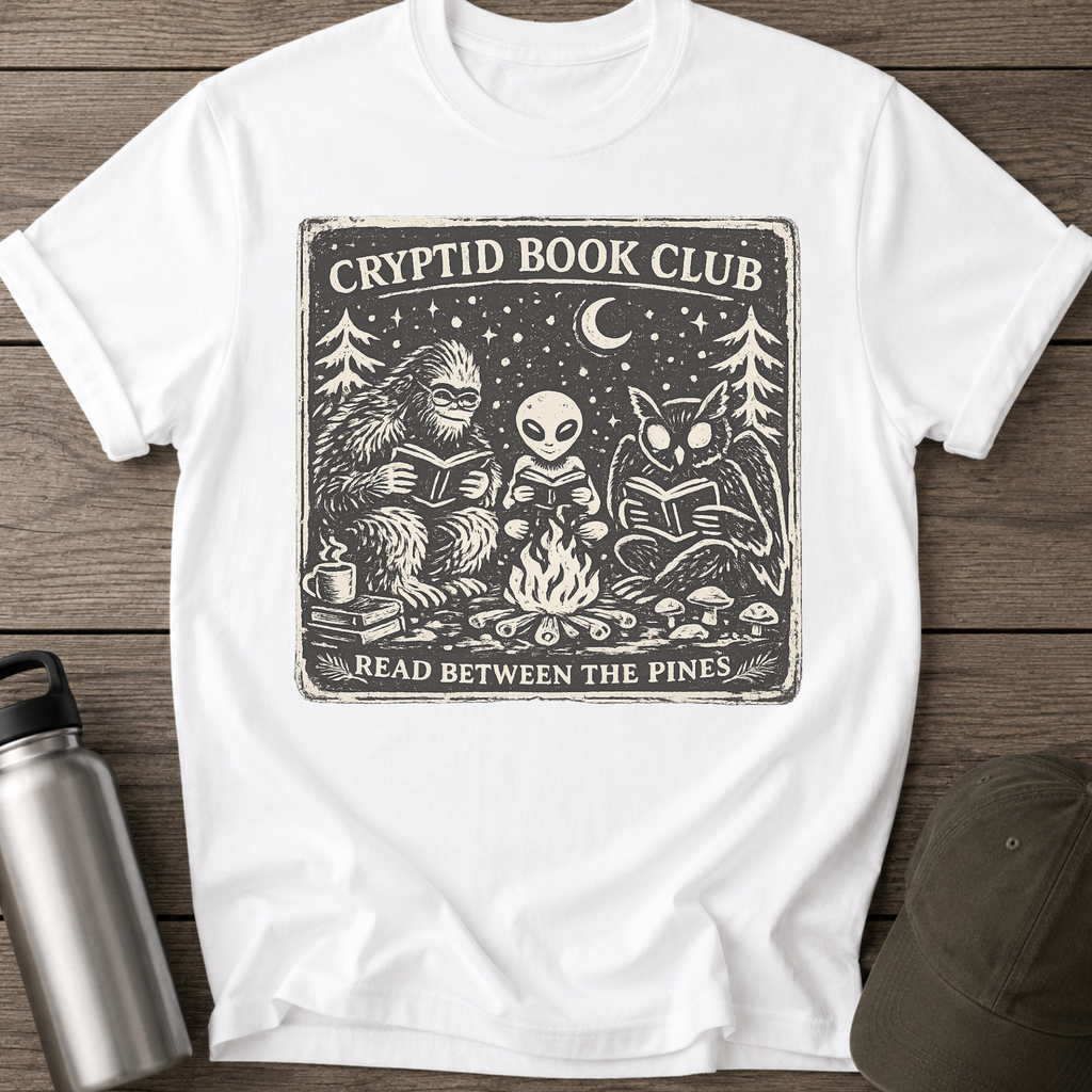 Cryptid Book Club Funny T-Shirt
