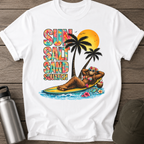 Sun Salt Sand Squatch funny T-Shirt