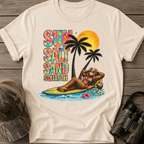 Sun Salt Sand Squatch funny T-Shirt