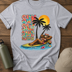 Sun Salt Sand Squatch funny T-Shirt