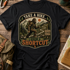 Take a Hike, I Know a Shortcut' Bigfoot T-Shirt