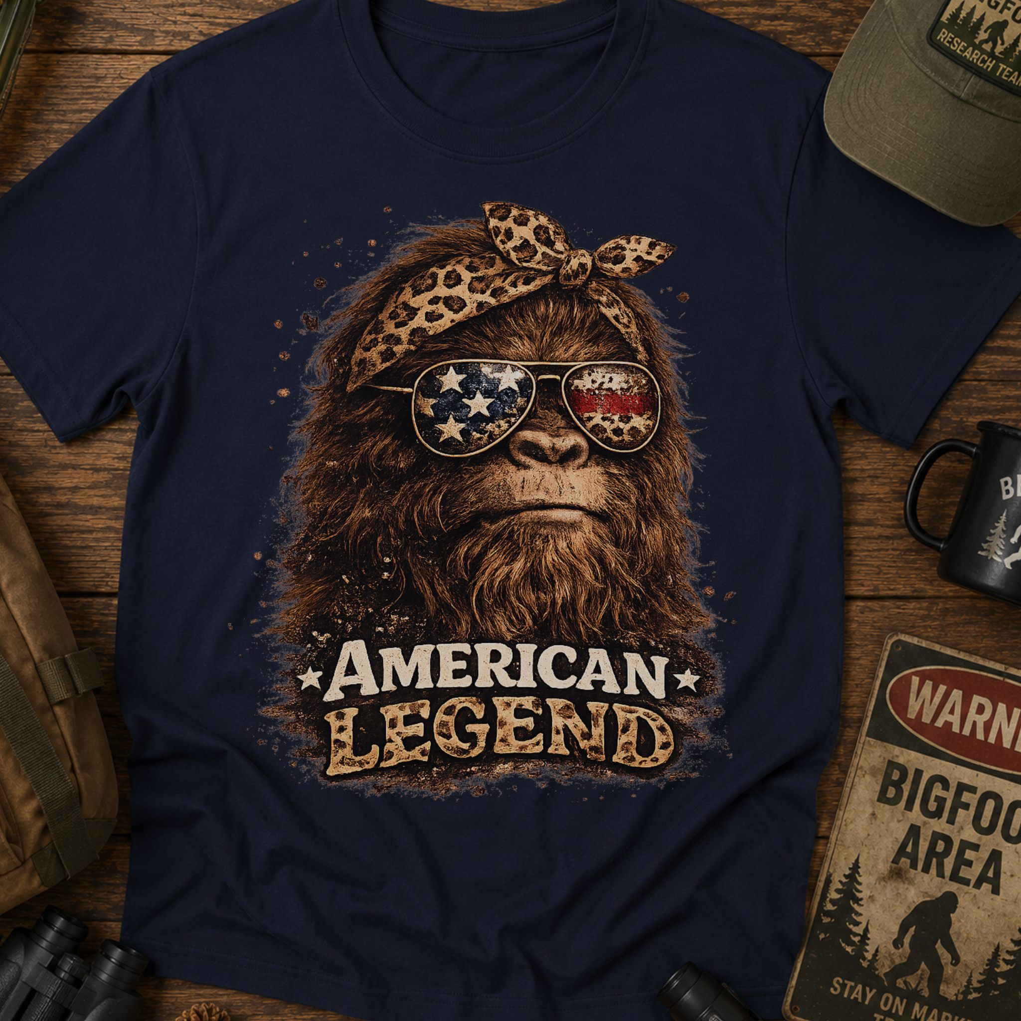 American Legend Patriotic Sunglasses T-Shirt