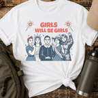 Girls Will Be Girls Votes For Women Patriotic T-Shirt