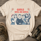 Girls Will Be Girls Votes For Women Patriotic T-Shirt