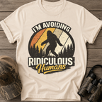 I'm Avoiding Ridiculous Humans Bigfoot Sasquatch T-Shirt