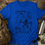 Camping Life Vintage Campfire & Sasquatch T-Shirt
