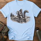 Cryptid Adventure Bigfoot, Nessie & Alien Retro T-Shirt