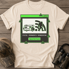 RV Sasquatch Signal Not Found Camper T-Shirt