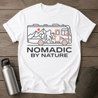 Nomadic By Nature RV Adventure Camper T-Shirt