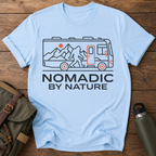 Nomadic By Nature RV Adventure Camper T-Shirt