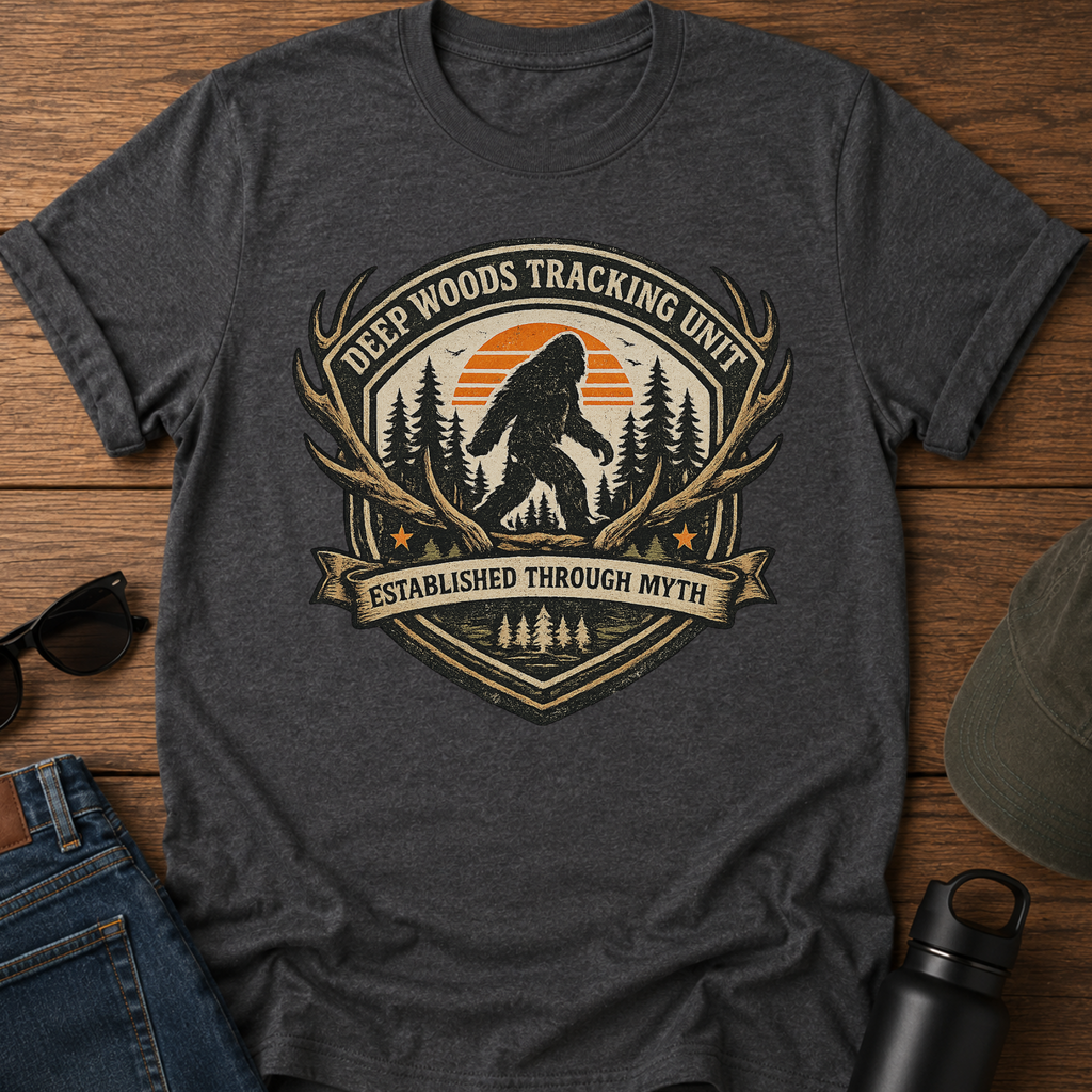 Deep Woods Tracking Unit Sasquatch T‑Shirt
