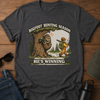 Bigfoot Hunting Season Funny T-Shirt