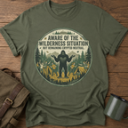 Aware of the Wilderness Situation but Remaining Cryptid Neutral Bigfoot T-Shirt