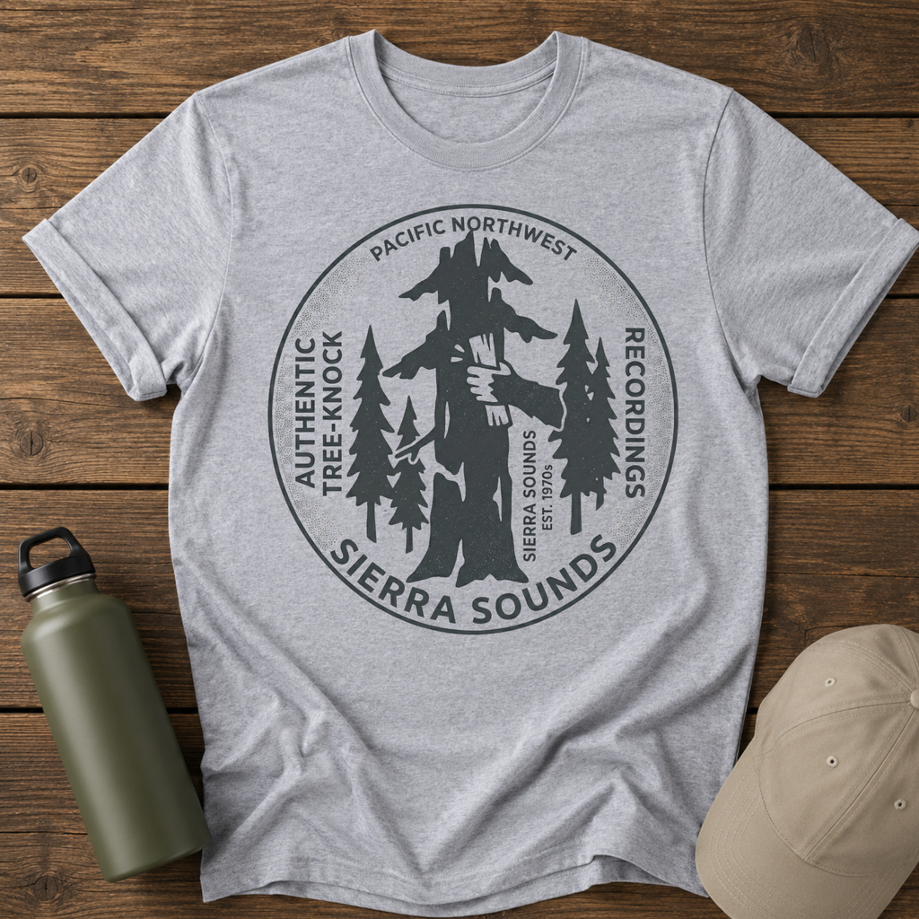 Pacific Northwest Sierra Sounds Vintage Sasquatch T-Shirt