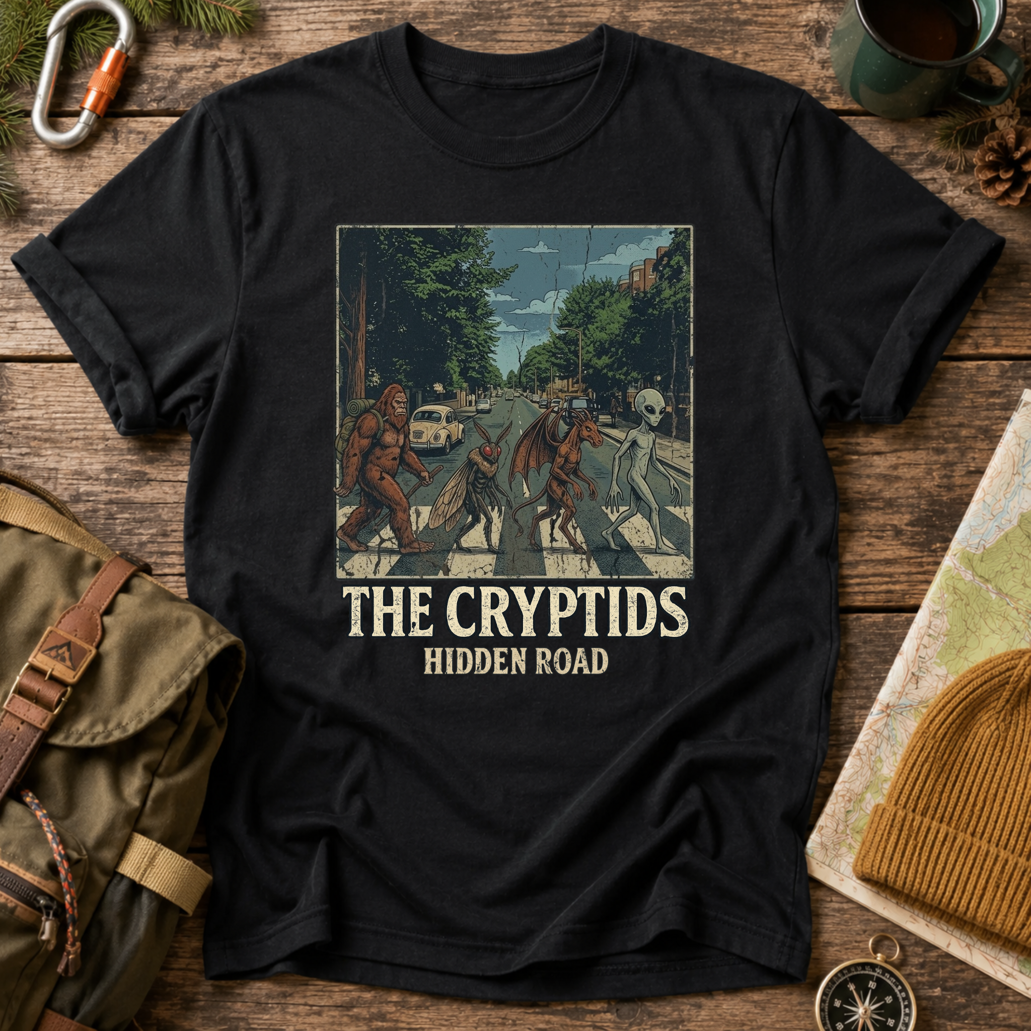 Cryptids Hidden Road T-Shirt — Vintage
