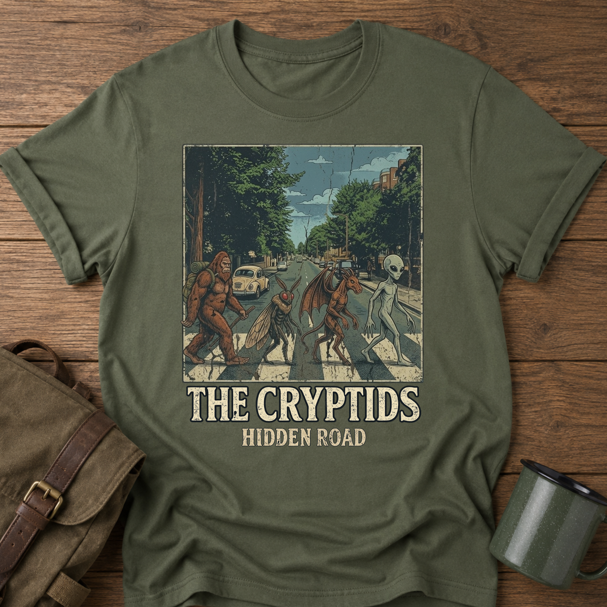 Cryptids Hidden Road T-Shirt — Vintage