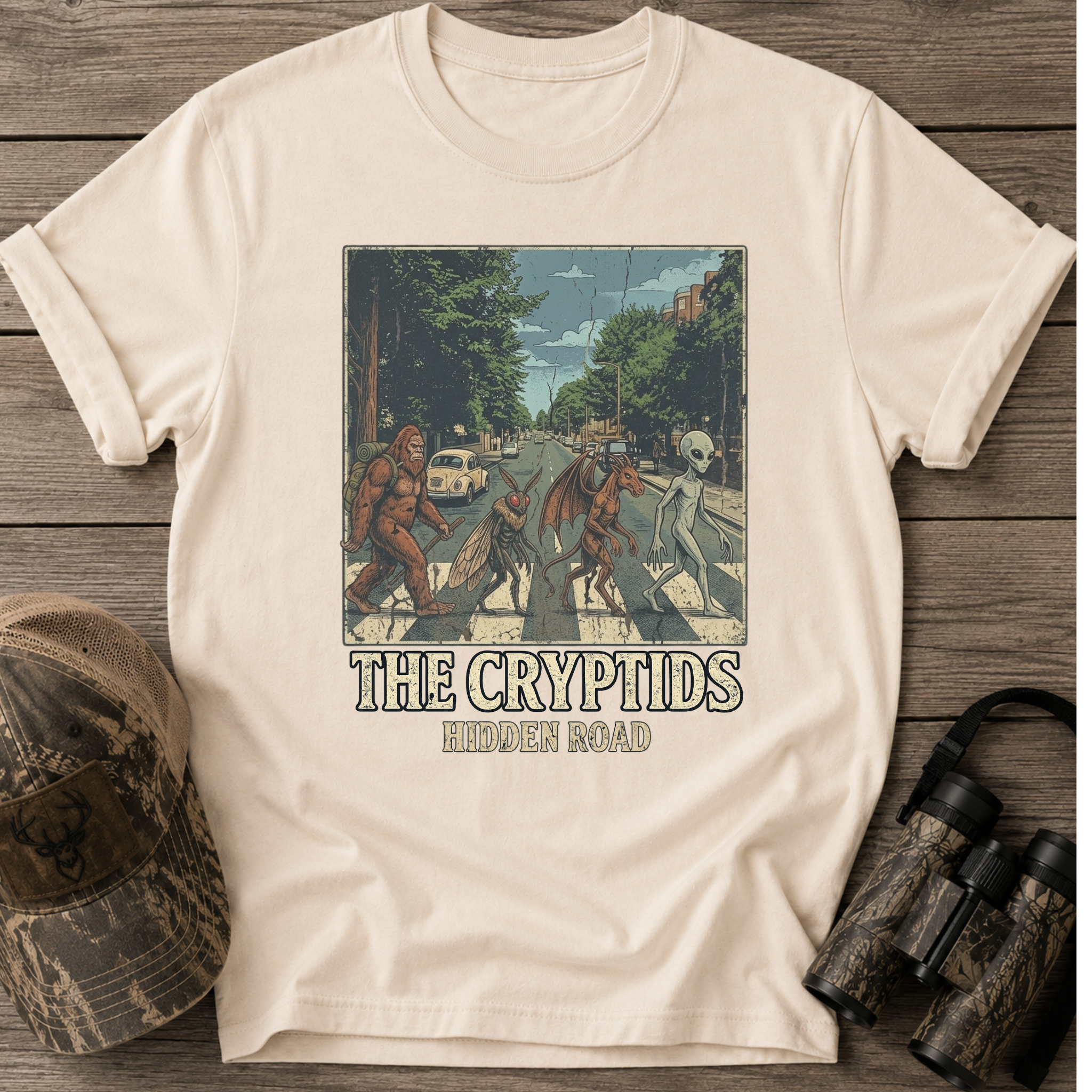 Cryptids Hidden Road T-Shirt — Vintage
