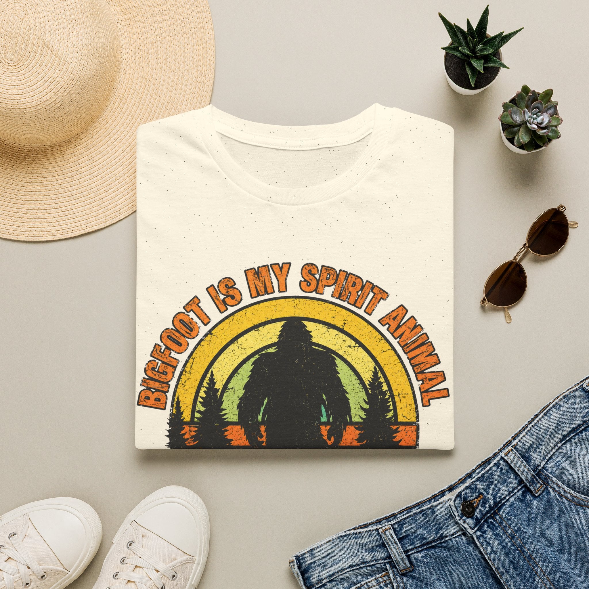 Bigfoot Is My Spirit Animal T-Shirt