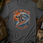 Bigfoot Surfing Badge T-Shirt