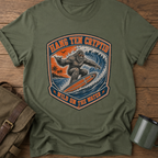 Bigfoot Surfing Badge T-Shirt