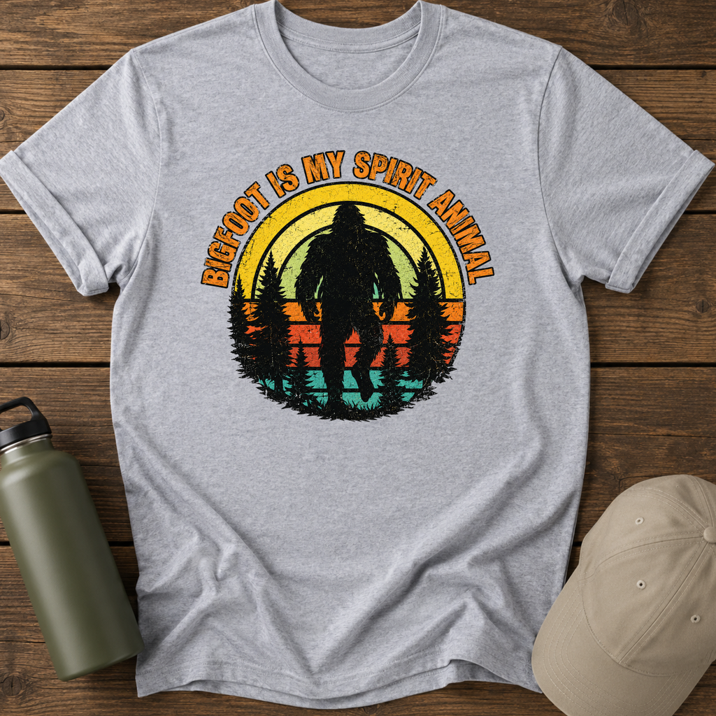 Bigfoot Is My Spirit Animal T-Shirt