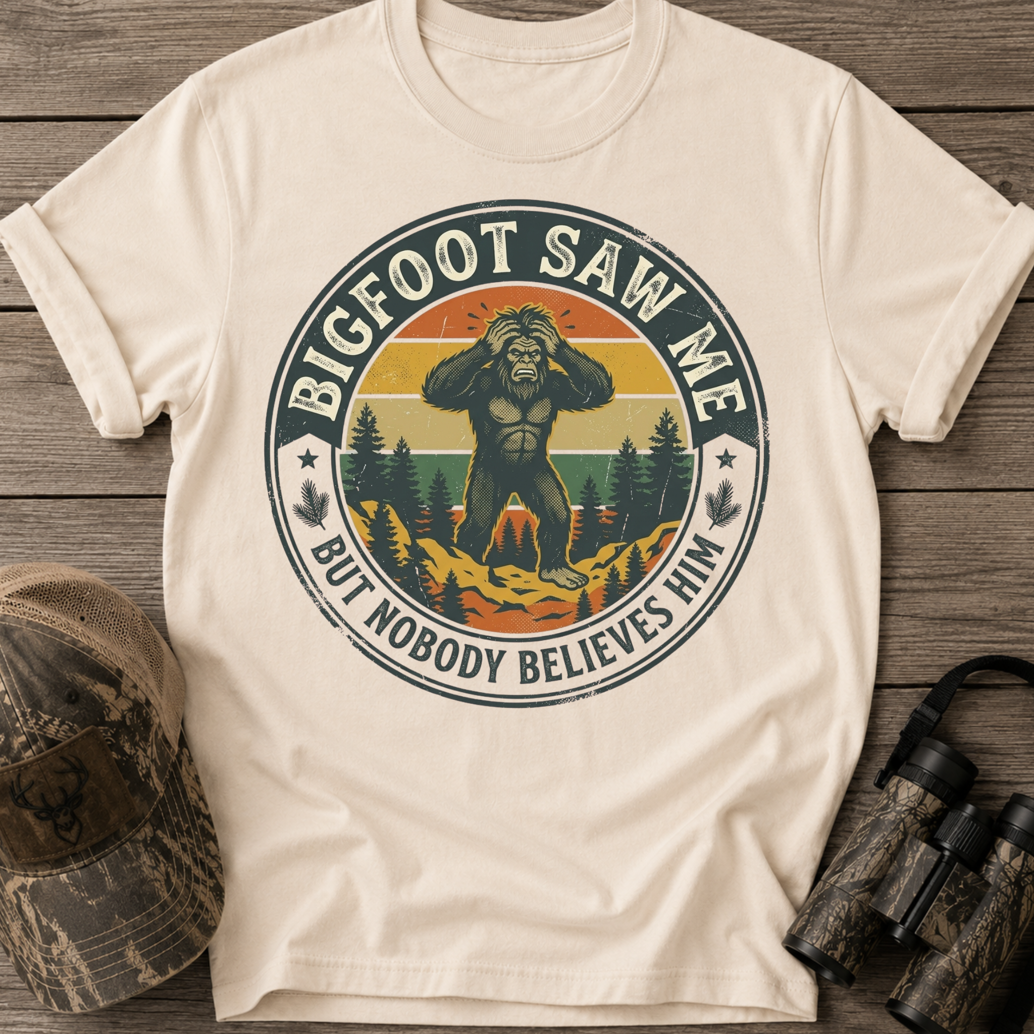 Bigfoot Saw Me Funny T-Shirt