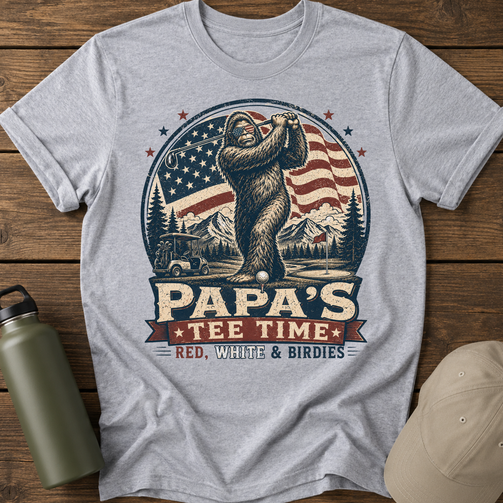 Papa's Tee Time Funny T-Shirt