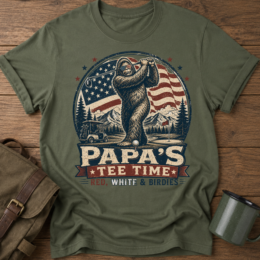 Papa's Tee Time Funny T-Shirt