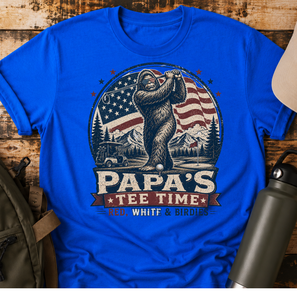 Papa's Tee Time Funny T-Shirt