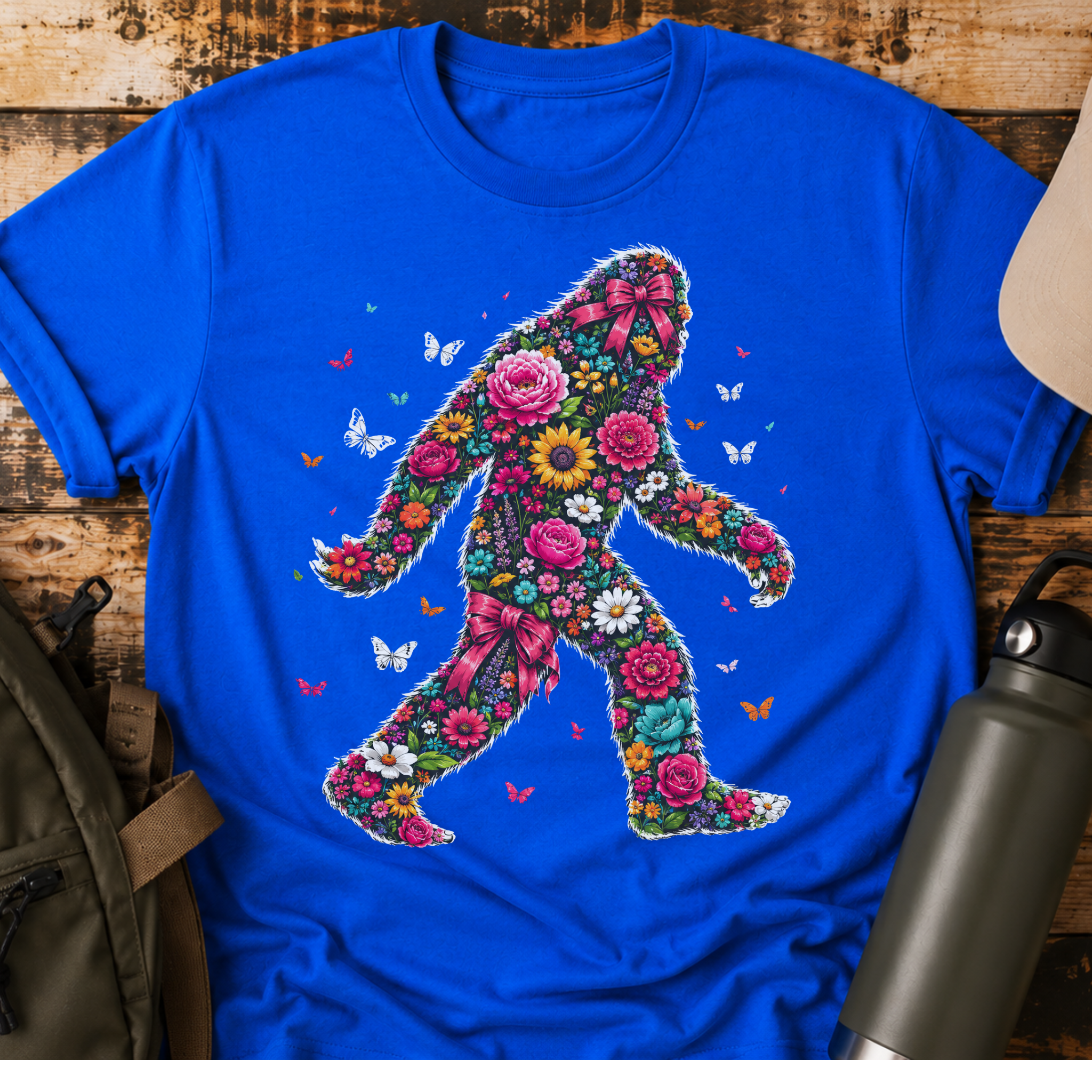 Floral Bigfoot T-Shirt