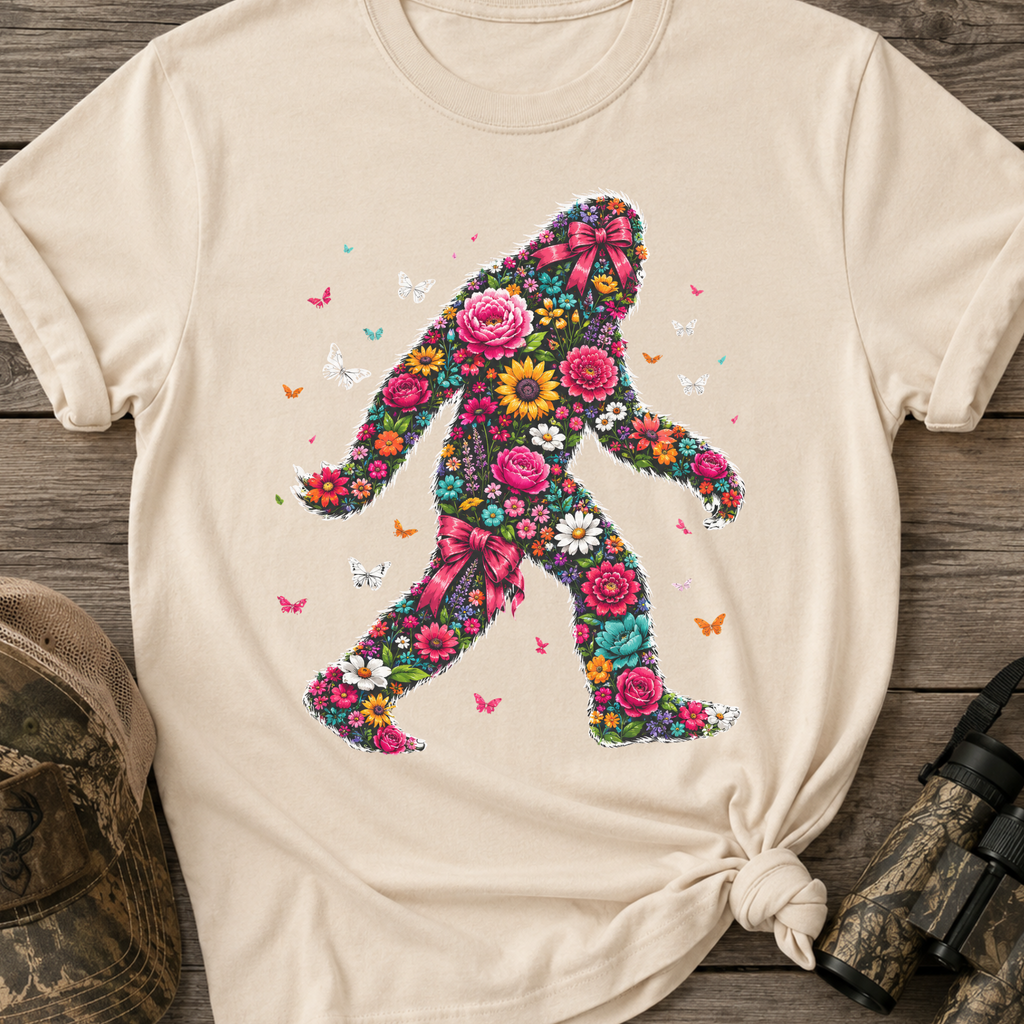 Floral Bigfoot T-Shirt
