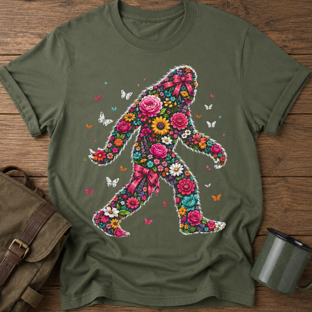 Floral Bigfoot T-Shirt