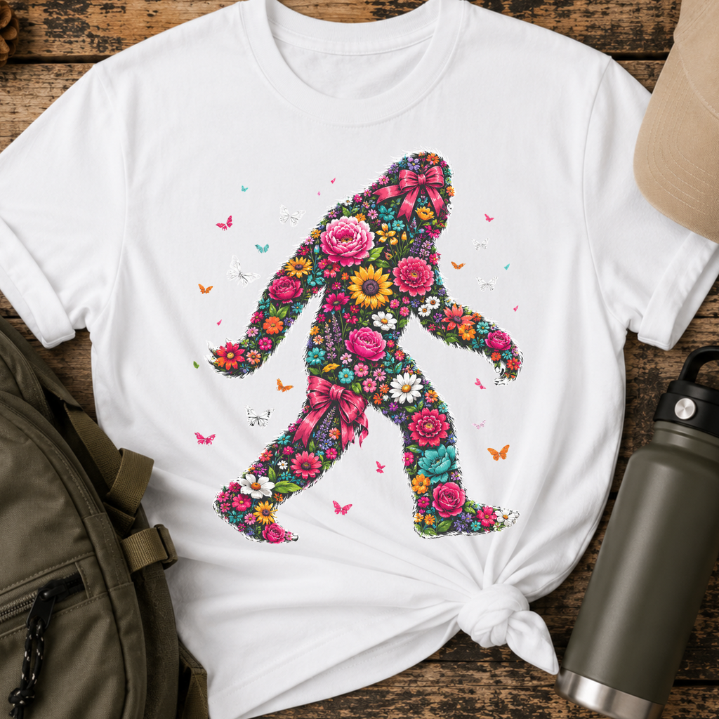 Floral Bigfoot T-Shirt