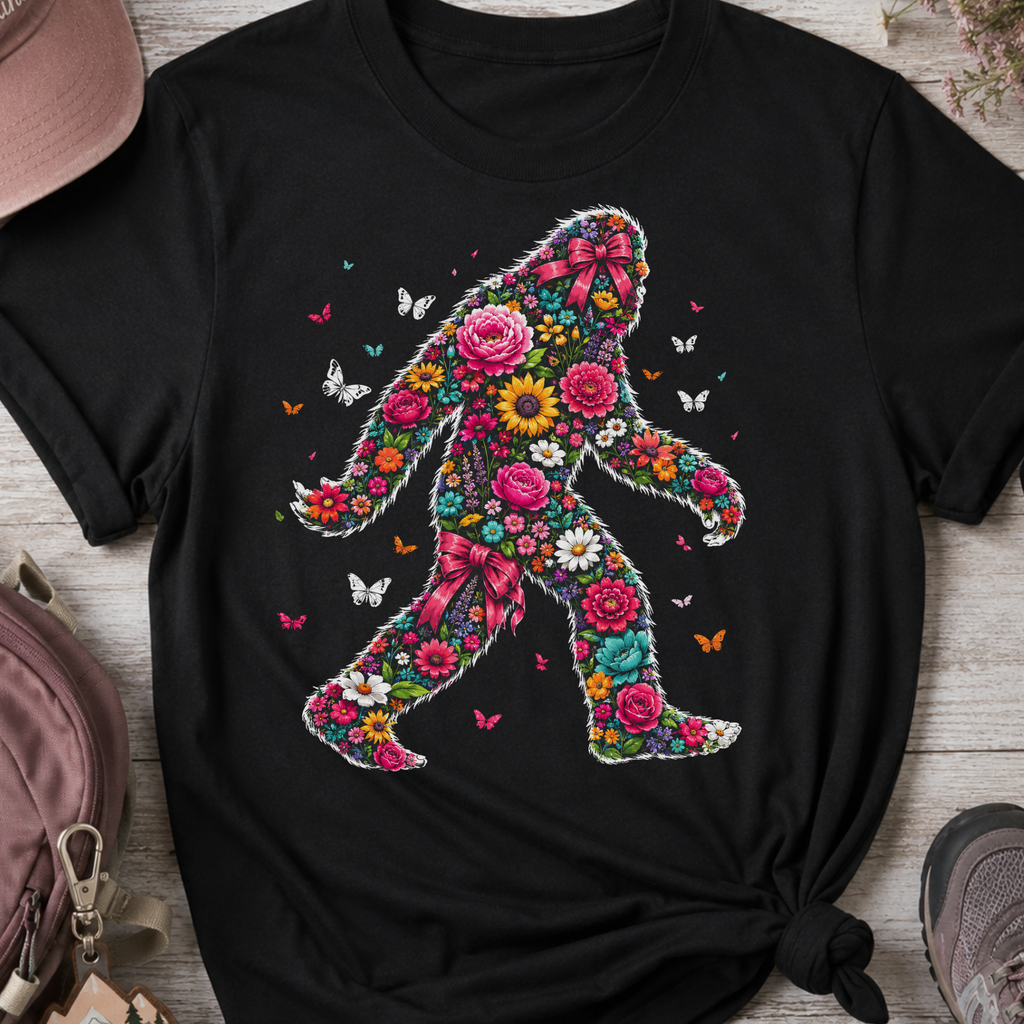 Floral Bigfoot T-Shirt