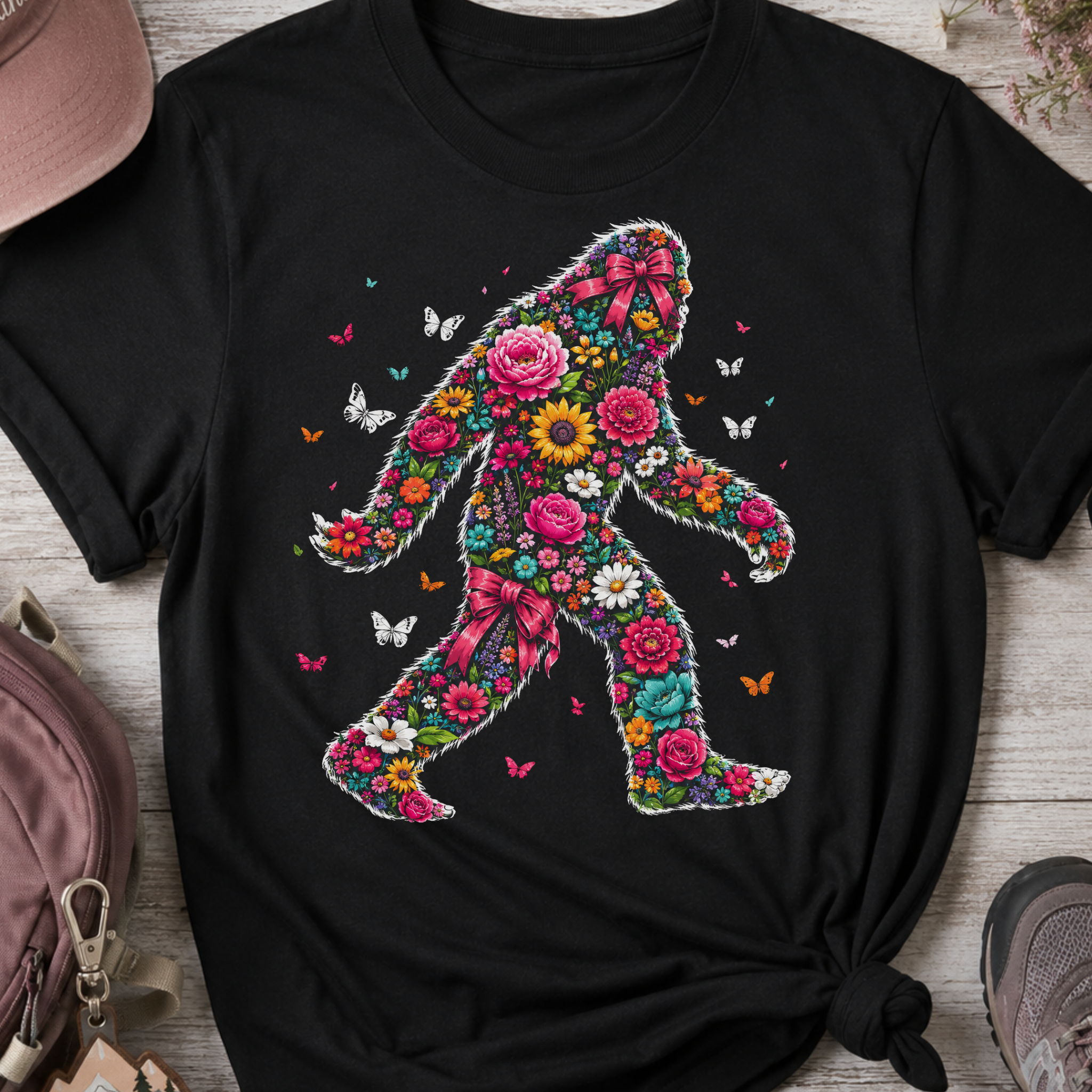 Floral Bigfoot T-Shirt