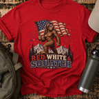 Red, White & Squatch 4th of July T-Shirt