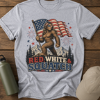 Red, White & Squatch 4th of July T-Shirt
